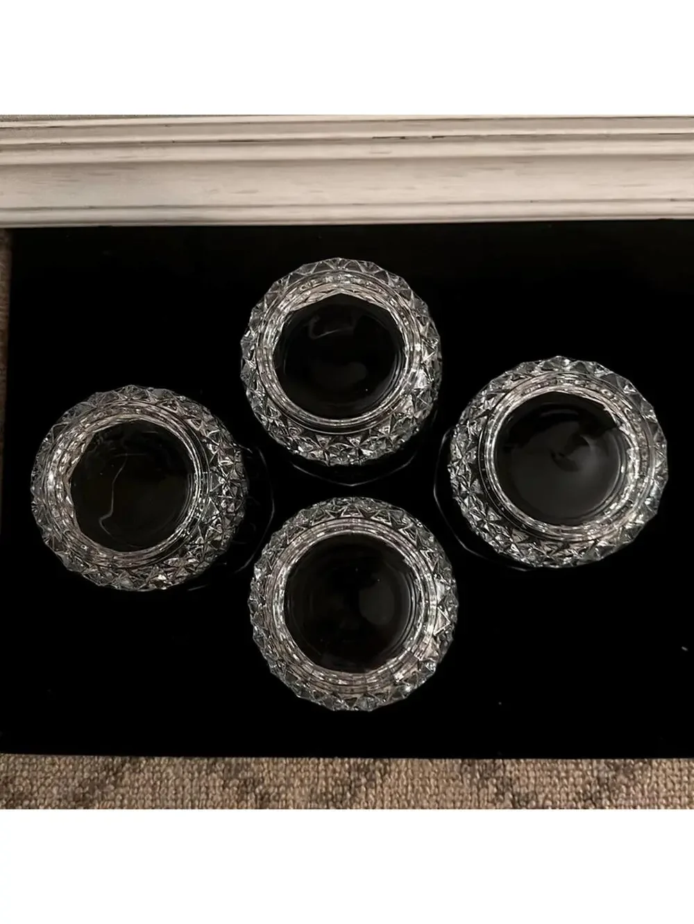 Longchamps by Cristal D'arques Durand tumblers set of 4